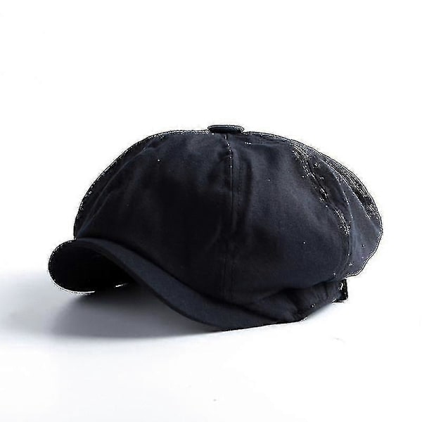 2-pack Herringbone Baker Boy Cabbie Flat Hat för män, Retro Newsboy Cap
