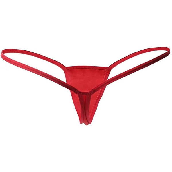 Sexiga byxor för kvinnor Mini String Micro G-string Underkläder Trosor Underkläder Trosor Red L