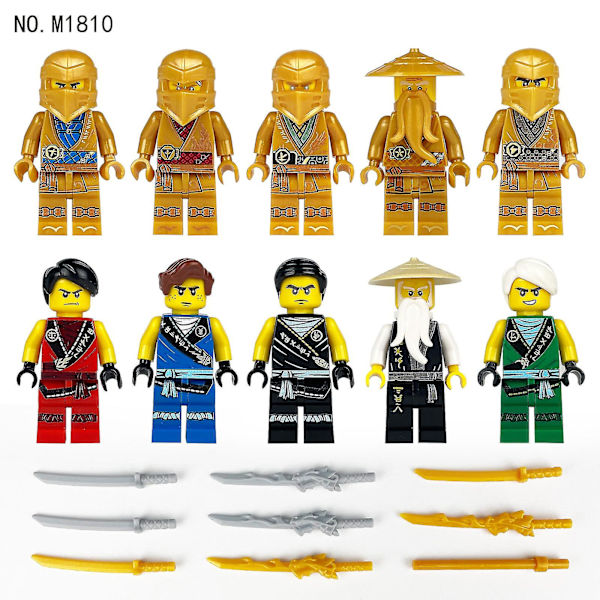 Ninja 1613 Byggekloss Minifigur Liten Partikkel Min Vs. Python Gaveleke Dukkespiller Verden Figur