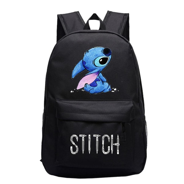 Lilo & Stitch Tecknad ryggsäck Skolväska Barn Pojkar Flickor Travelbag Present A
