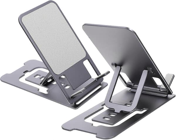 Alloy Telefon Tablet Stand Seng Foldbar Holder Universal Smartphone Tablet Rack Stilfuld