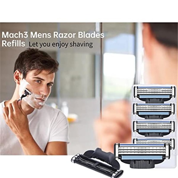 Mach 3 partakoneen täyttöpakkaukset 24 kpl, partakoneen terät miehille