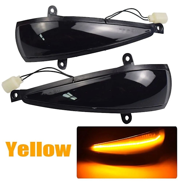 2 stk Dynamiske Blinklys til Honda Civic 8. generation Mk8 Hatchback LED Blinklys 3D 5D Lys Sidespejl Lampe 2006 2012 Fn2 Fn Fk