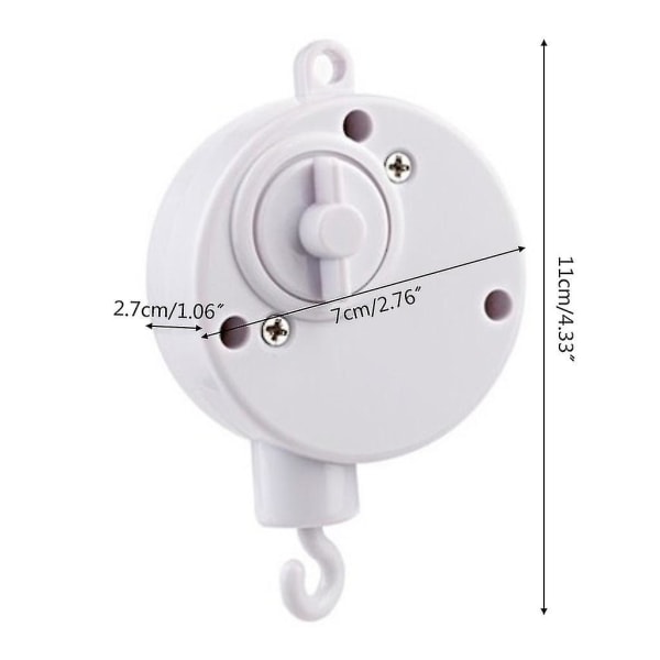 Musical Movement Baby Crib Mobiles Wind-up Clockwork Move Mechanical Music Box