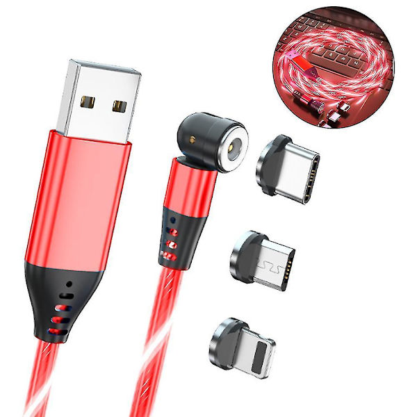 540 De Rotat, Streamer Datakabel, Blind Opladerkabel -in-, Egnet Til Android, Tc, Og