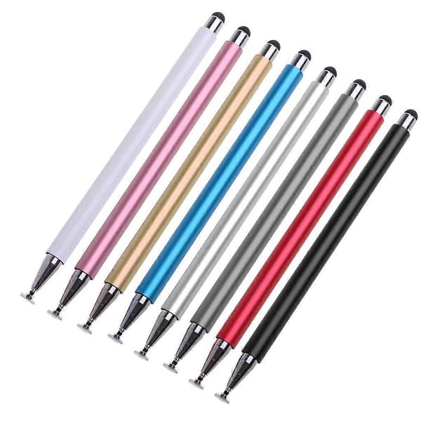 Kapacitiv Stylus 2-i-1 Universal Touch Screen Tegnepen til telefon Tablet Blue