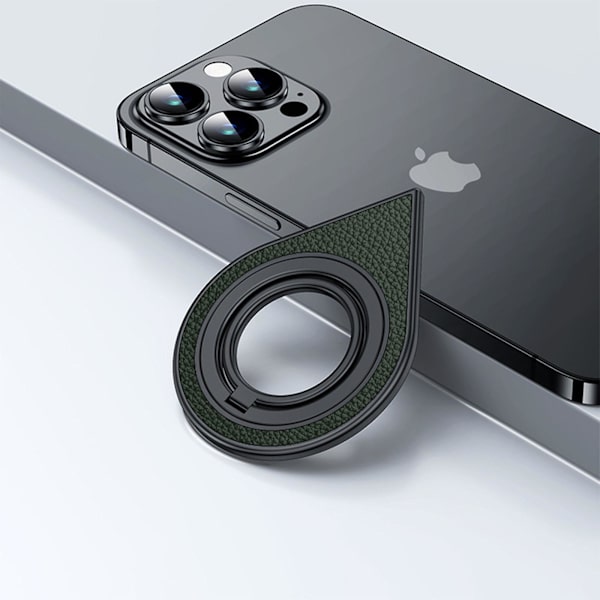 Magnetisk telefonhållare kompatibel med Magsafe, magnetisk telefonringhållare magnetisk kraft för iPhone/iPad/telefon/magnetisk bilhållare green Droplet shape