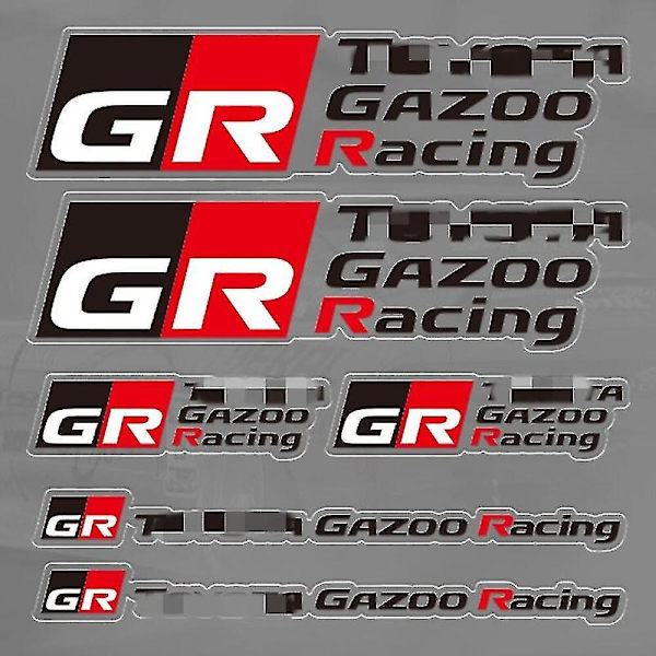 Bilsticker Gazoo Racing Gr Logo Emblem Auto Dekal Stickers - Bilens Interiør Stickers GR-3