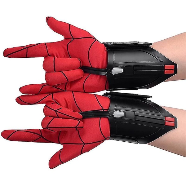 1 st Spiderman Cosplay Spiderman Homecoming Spider Launcher Web Shooter Superhjälte Peter Parker Silica Gel Armband Rekvisita