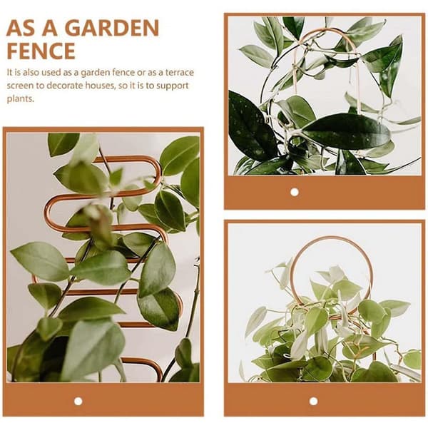 Metalholder til have, baghave, terrasse, blomster, rustfrit espalier til potteplanter