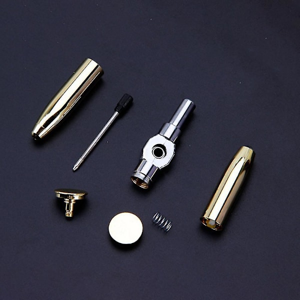 Led Pen Fidget Spinner Pen Stress Relief Toy Led Spinning Ball Pen Multi-colors Matte black