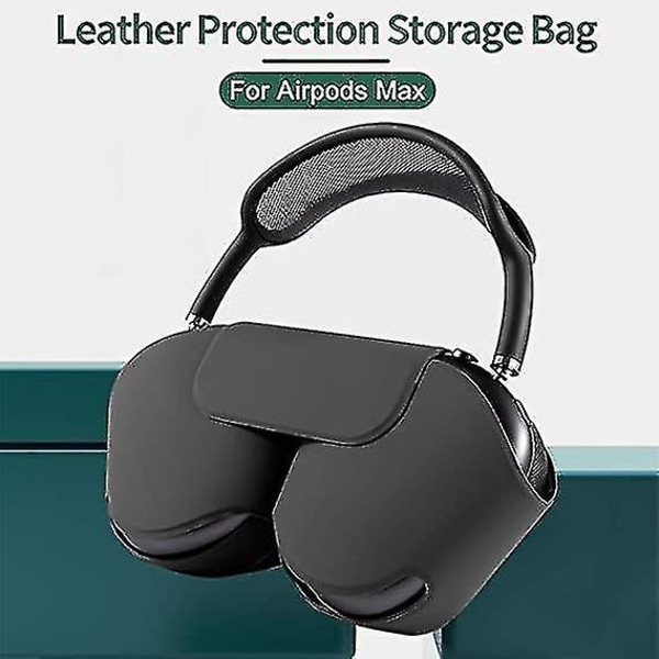 (sort)airpods Max Case, Automatisk Sleep Funktion Beskyttende Hovedtelefoner Case Til Støv Og Ridser, Automatisk Sleep Funktion Beskyttende Hovedtelefoner Case