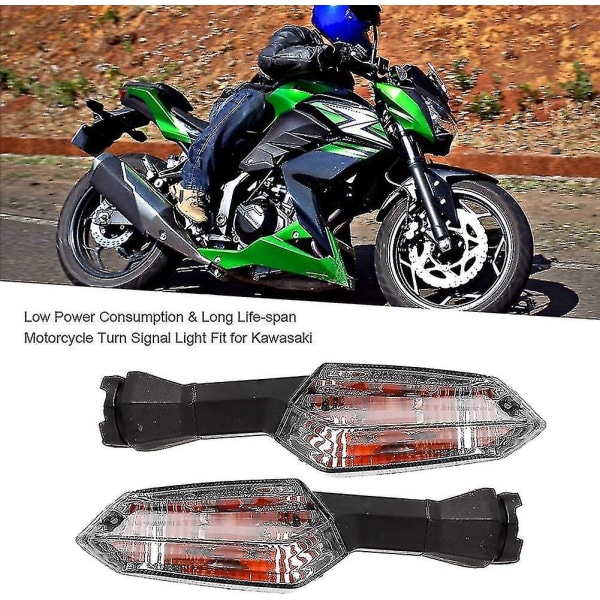 Blinkers för Kawasaki Er6n 2016 -- LED-blinkers för motorcykel, ersättning för blinkers till Z250 Z750 Z750r Z800 Z900 Z1000