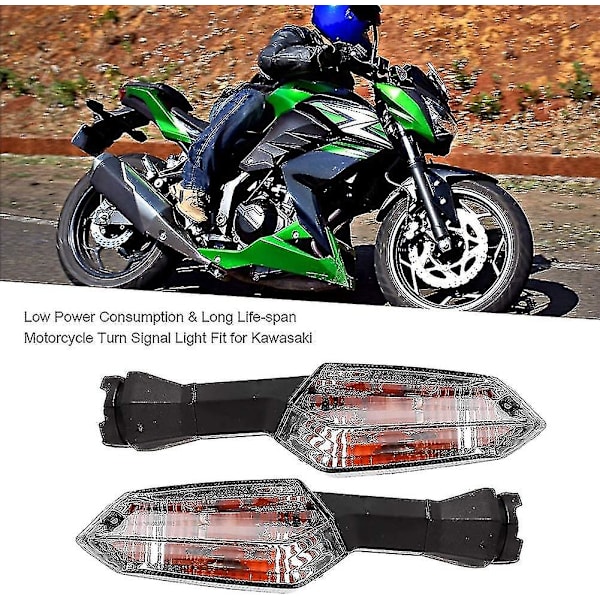 Til Kawasaki Er6n 2016 Blinklys -- Motorcykel Blinklys, Motorcykel Led Blinklys Udskiftning Z250 Z750 Z750r Z800 Z900 Z1000