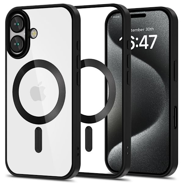 Tech-Protect iPhone 16 Cover MagSafe MagFlex Satin Sort[JUN] 70