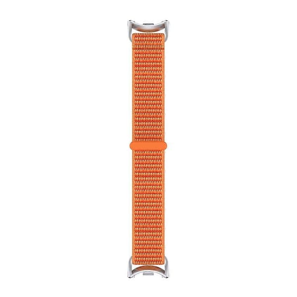 Håndledsrem kompatibel med Xiaomi Smart Band 10 / 9 / 8 Magic Tape Nylon Loop Urrem Orange