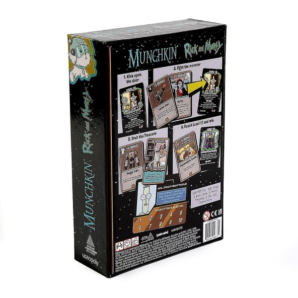 Rick Card Game Adult Swim Munchkin Brætspillicenseret Merchandise Munchkin Spil Fra Steve