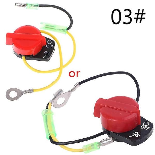 Engine Kill Switch On/Off Emergency Stop Button for Honda GX110 GX120 GX160 GX200 GX240 3