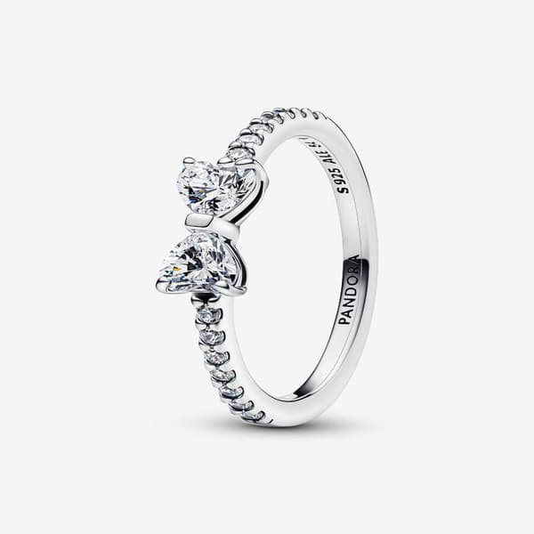 Pandora - Glittrande Rosettring - Sterlingsilver Circumference: 56mm
