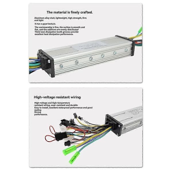 24V/36V/48V 250W/350W Dual Drive Controller Elektrisk Cykel Børsteløs Motor Controller DC Elektrisk Mo