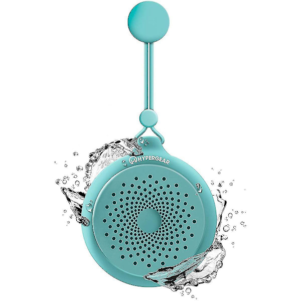 Hypergear Splash vanntett trådløs Bluetooth-høyttaler - Teal