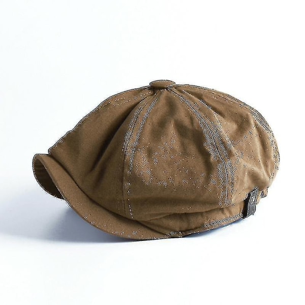 2 st Herrbettskeps Baker Boy Cabbie Flat Hat Retro Newsboy Cap