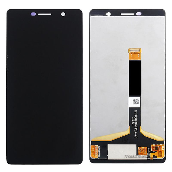 For Nokia 7 plus Grade C LCD-skjerm og digitizer-montering erstatningsdel