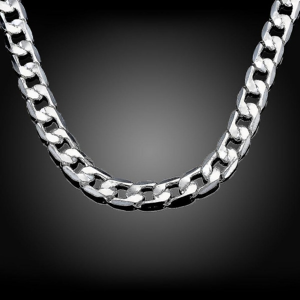 925 Sterling Hopea Miesten Kaulakoru