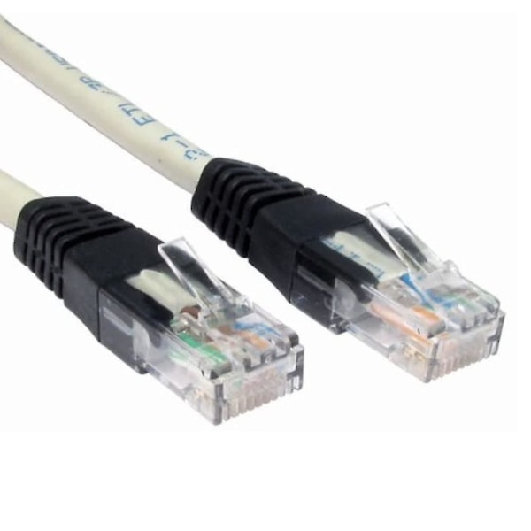 Cat6 Crossover Enhanced High-Speed ​​Gigabit Ethernet Patch Netværkskabel til Lan U2014 Cross Wired Utp Grå Ledning Med Rj45 Connector U2014 For Intern