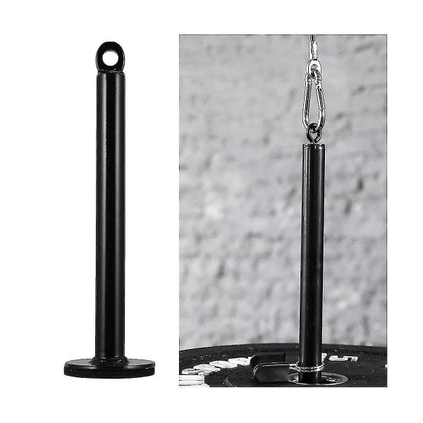 Gym Vektskive Pin Lasteholder Fitness Trinse Kabel System Tilbehør Hantel Stang Stativ Holder For