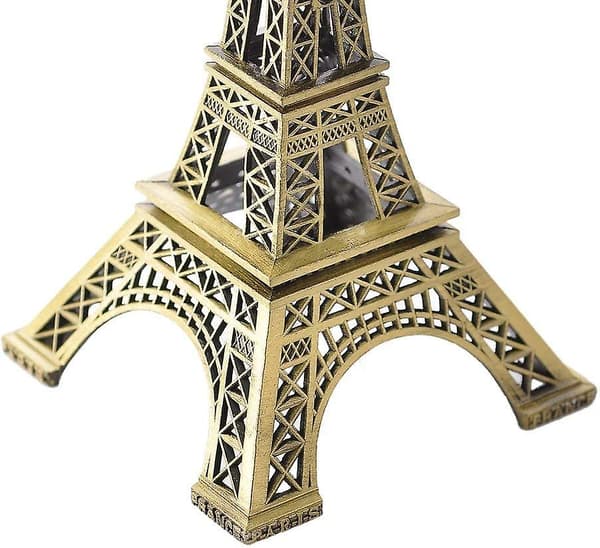 Eiffeltårnsmodel - 32 cm Eiffeltårnsmetalstatue Eiffeltårnsfigur til souvenirs