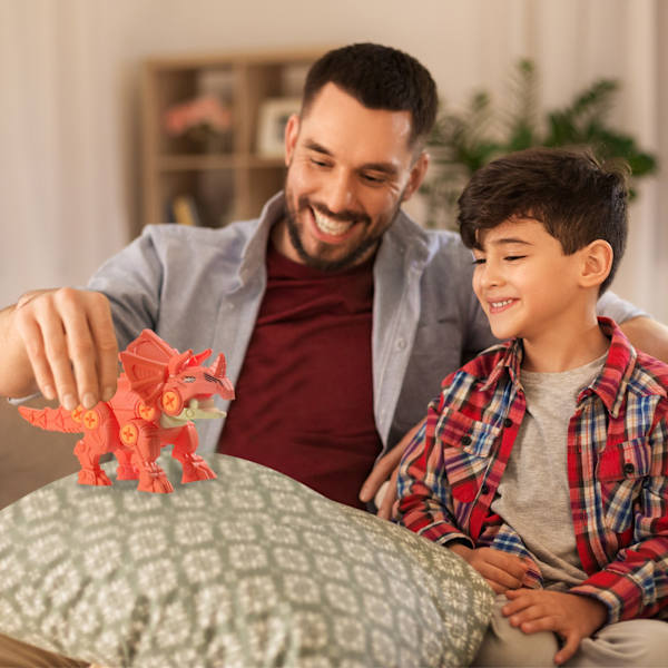 Ta isär dinosaurie leksaker för barn dinosaurie byggnad med skruvmejslar DIY leksak konstruktion set pussel byggnad leksak dinosaurier för barn pojkar flickor