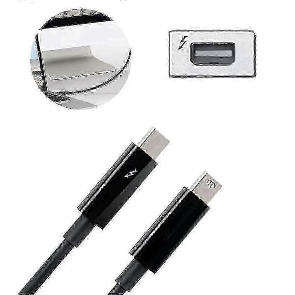 Thunderbolt 2-kabel 20 Gbps han-til-han kompatibel med Apple Macbook Pro Air Mini og Imacs Black