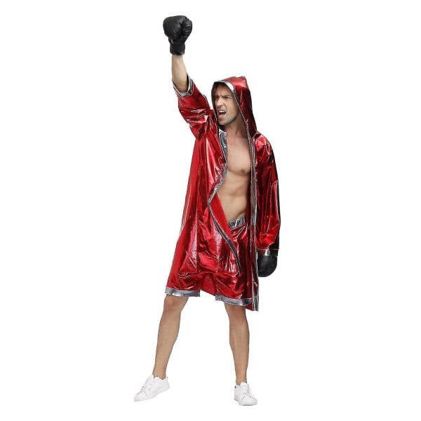 Boxer Robe Cosplay Kostyme Sport Boksing Par Robe Voksen Boksing Trening Boxer Battle Uniform Women XL