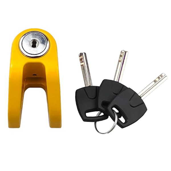Safety Lock Motorcycle Scooter Brake Disc Brake Wheel Lock Mountain Road Bikes Orange