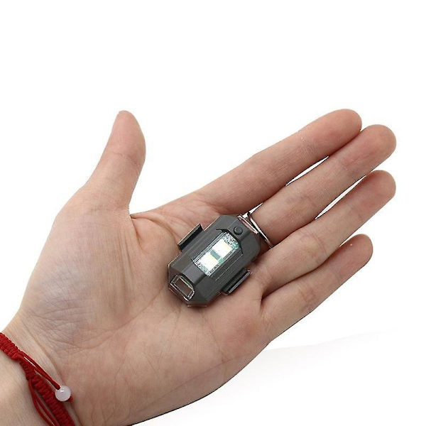 Trådløs motorcykel fly LED-lys Universal blinkende advarselslys 4 farver justerbar USB-opladning Mini lampe - Motorcykel signallamp