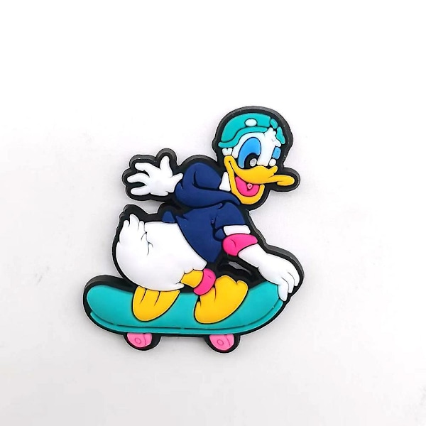 20 st Mickey Minnie Donald Duck skosmycken, Croc Clog skor dekorationer för barn pojkar flickor