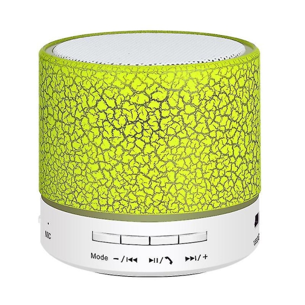 Bærbar Bluetooth LED Mini Højttaler Med Håndfri Opkald, Stereo Lyd