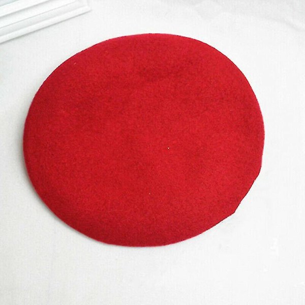 Unisex Military Army Hat Miesten Ranskalainen Univormu Casual Street Beret Cap Red