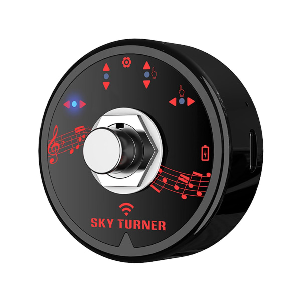 ST-1 BT Sidsvängnings Pedal Trådlös Laddningsbar Fotbrytare för Surfplatta Smartphone Elektronisk Musik