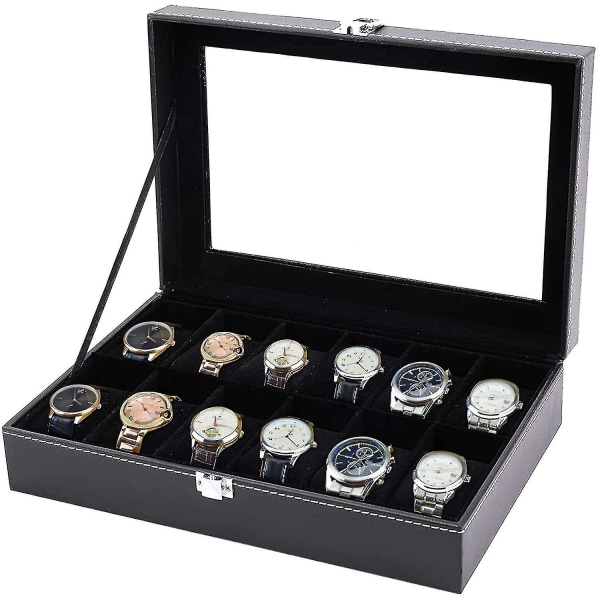 Watch för 12 klockor , smyckesmonter, watch med glaslock