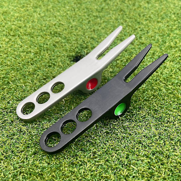 Golf Scotty Cameron Titleist Red Dot Divot / Pivot Reparationsværktøj Silver
