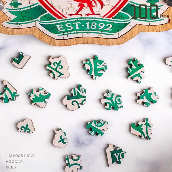 Liverpool Träpussel, 100 bitar Liverpool