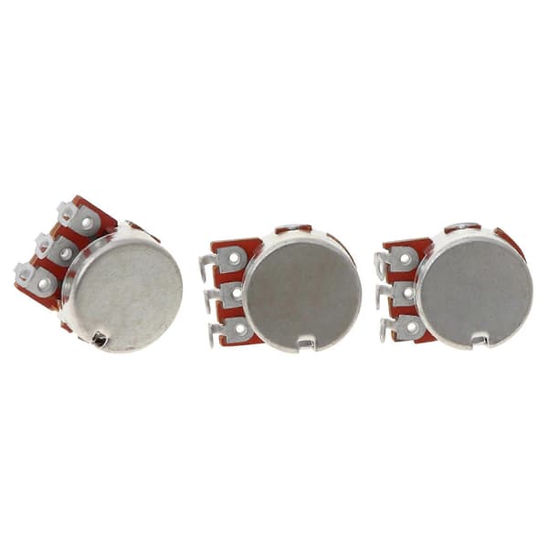 3st B250k Potentiometer Splined Pot Elgitarr Bas Effekt Förstärkare Ton Volym