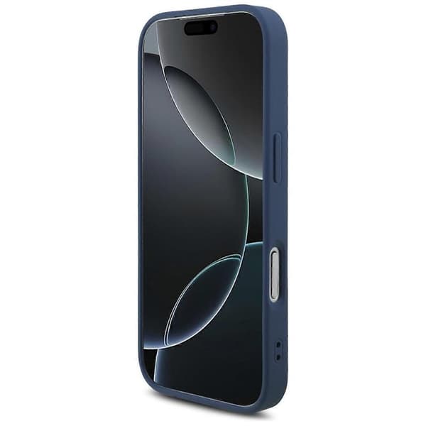 Apple iPhone 17 Pro Max 4G Stor Logo Skydd Skal Fodral Blå Blue Apple iPhone 17 Pro Max
