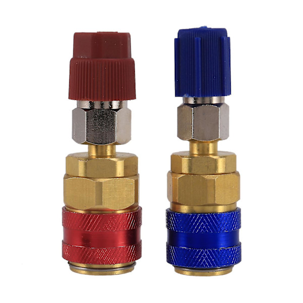 Hög och låg expansionsadapter R134a Freon snabbkoppling adapter Bil AC
