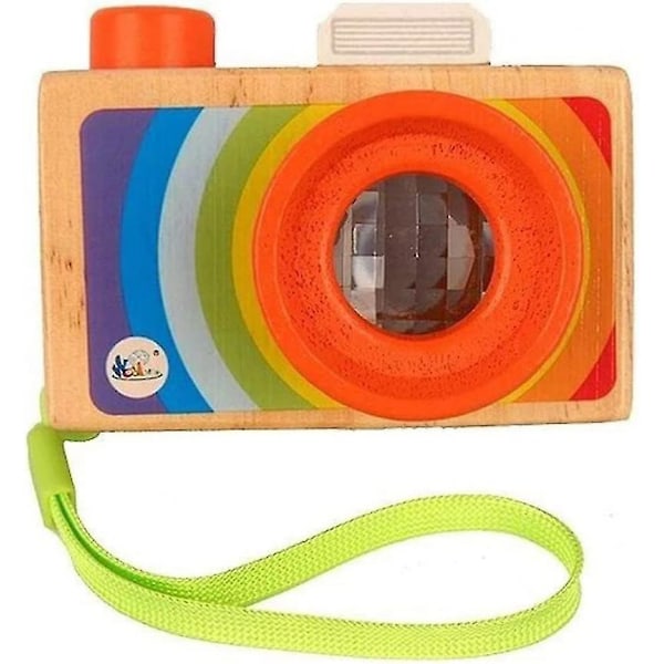 Magisk Träkamera Kalejdoskop Leksak Trä Multi-prism Kalejdoskop Leksak, Klassiskt Spel Pedagogiska Kalejdoskop Leksaker, Bästa Födelsedagspresent