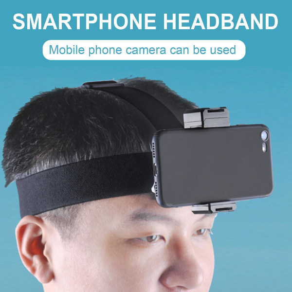 Universell telefonholder Abs-hodestroppmontert hodebånd med mobil