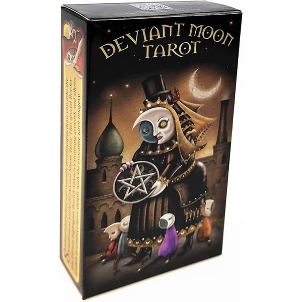 Måne Tarot Spill Familie Ferie Party Poker Engelsk Tarot Kort Spill Nybegynner Kort Spill