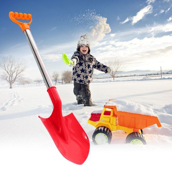 Barnens snöspade Barnens strandspade med handtag i rostfritt stål